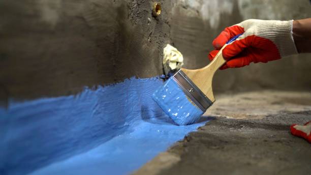 Commercial Wet Basement Repair project at a Berkeley Heights, NJ business property by SJ Waterproofing Pros